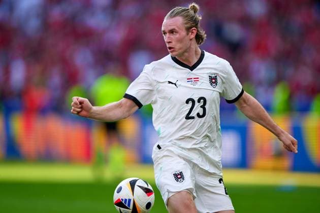 Patrick Wimmer (Oesterreich, 23), GER, UEFA EURO, EM, Europameisterschaft,Fussball 2024, Fussball Herren, UEFA EM 2024 Matchtag 3, Gruppe D, Niederlande vs. Oesterreich, Netherlands vs. Austria, 25.06.2024. GER, UEFA Euro 2024, Fussball Herren, UEFA EM 2024 Matchtag 3, Gruppe D, Niederlande vs. Oesterreich, Netherlands vs. Austria, 25.06.2024. Berlin Copyright: xEibner-Pressefotox xClaudiusxRauchx EP_CRH