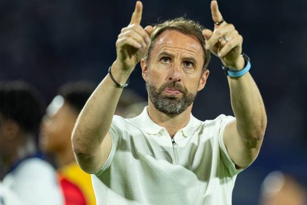 Sport Bilder des Tages Sport Bilder des Tages Football - UEFA EURO, EM, Europameisterschaft,Fussball 2024 - Group C - England v Slovenia COLOGNE, GERMANY - Tuesday, June 25, 2024: England s head coach Gareth Southgate after the UEFA Euro 2024 Group C match between England and Slovenia at the Müngersdorfer Stadium. The game finished in a goal-less draw. (Photo by David Rawcliffe Propaganda) COLOGNE Müngersdorfer Stadium NORTH RHINE-WESTPHALIA GERMANY  Copyright: xDavidxRawcliffex P2024-06-25-England_Slovenia-81
