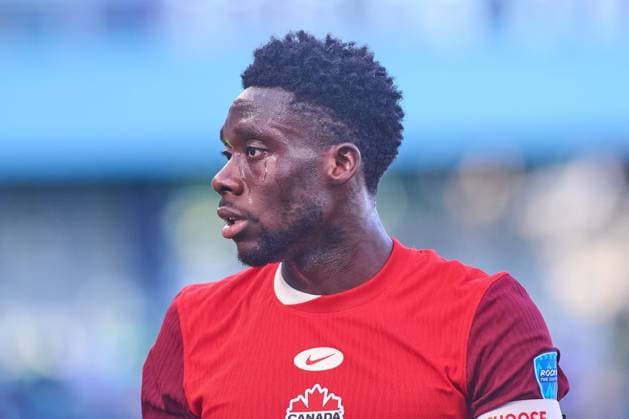 RECORD DATE NOT STATED Copa America USA 2024 Peru vs Canada Alphonso Davies of Canada during the game between Peru and Canada as part of the CONMEBOL Copa America USA 2024 group A, at Childrens Mercy Park Stadium, on June 25, 2024 in Kansas City, Kansas, United States. KANSAS CITY KANSAS UNITED STATES  Copyright: xJONATHANxDUENASx 20240625184058_CA_GA_2024_PER_CAN_DAVIES157