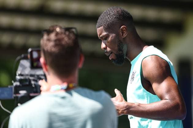 SOCCER - UEFA EURO, EM, Europameisterschaft,Fussball 2024 BERLIN,GERMANY,26.JUN.24 - SOCCER -UEFA EURO 2024, OEFB, Oesterreichischer Fussball-Bund, training. Image shows Kevin Danso (AUT).  GEPAxpictures xArminxRauthner