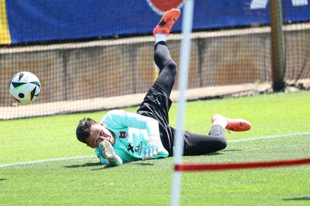 SOCCER - UEFA EURO, EM, Europameisterschaft,Fussball 2024 BERLIN,GERMANY,26.JUN.24 - SOCCER -UEFA EURO 2024, OEFB, Oesterreichischer Fussball-Bund, training. Image shows Heinz Lindner (AUT).  GEPAxpictures xArminxRauthner