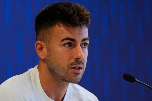 Italy s Stephan El Shaarawy speaks with the media during a Italy training session at Hemberg-Stadion on June 26, 2024 in Iserlohn, Germany. - Soccer.  Copyright: xFabioxFerrari LaPressex
