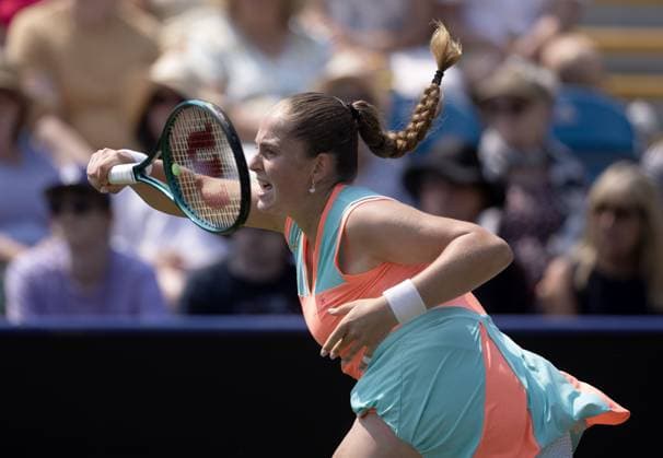 Sport Bilder des Tages Jelena Ostapenko of Latvia in action Rothesay International Eastbourne, Day 4, Tennis, Devonshire Park, Eastbourne, UK - 26 June 2024  Copyright: xEllaxLing Shutterstockx 14558912br