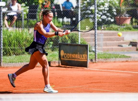 26.06.2024, xpsx, Tennis ITF-Turnier, v.l. Viola Bedini (ITA) Bruchköbel Hessen Deutschland (DEU)