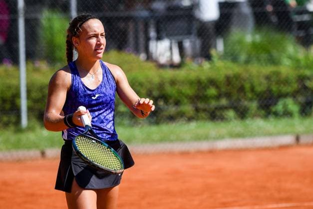 26.06.2024, xpsx, Tennis ITF-Turnier, v.l. Viola Bedini (ITA) Bruchköbel Hessen Deutschland (DEU)