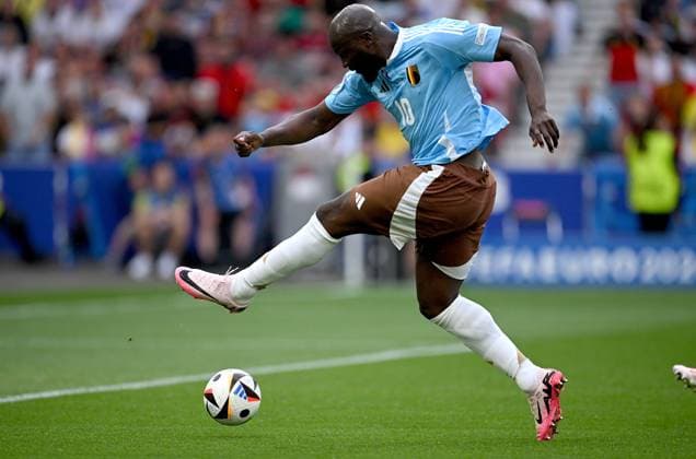 Fussball Euro 2024 Gruppe E 26.06.2024 Ukraine - Belgien Romelu Lukaku (Belgien)