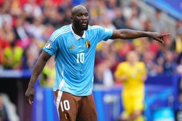 GER: Ukraine and Belgium. UEFA EURO, EM, Europameisterschaft,Fussball 2024 Romelu Lukaku of Belgium during the UEFA Euro 2024 match between Ukraine and Belgium, Group E, date 3, played at Mercedes-Benz Arena Stadium on June 26, 2024 in Stuttgart, Germany. kpng Copyright: xBaguxBlancox xPRESSINPHOTOx PS_240626_UCR_BEL_036