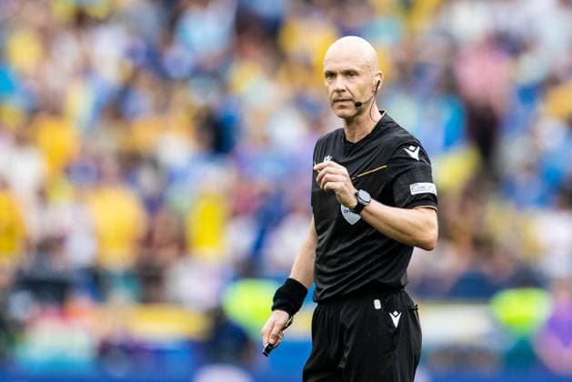 UEFA EURO, EM, Europameisterschaft,Fussball 2024: Ukraine - Belgien; 26.06.2024 Taylor Anthony (Schiedsrichter, England) UEFA EURO 2024: Ukraine - Belgien; Stuttgart Stadion, Stuttgart; 26.06.2024 Copyright: xBEAUTIFULxSPORTS Buriakovx