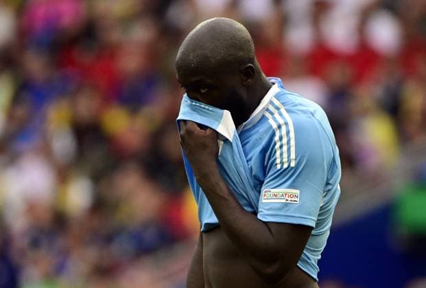 Belgium s Romelu Lukaku reacts during a soccer game between Ukraine and Belgian national soccer team Red Devils, Wednesday 26 June 2024 in Stuttgart, Germany, the third match in the group stage of the UEFA EURO, EM, Europameisterschaft,Fussball 2024 European championships. DIRKxWAEM  x95328893x