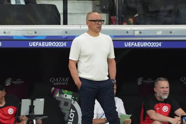 Trainer Francesco Calzona (Slowakei, Slovakia) - Frankfurt 26.06.2024: Slowakei vs. Rumänien, EURO2024 M33 Gruppe E, EM-Arena Frankfurt