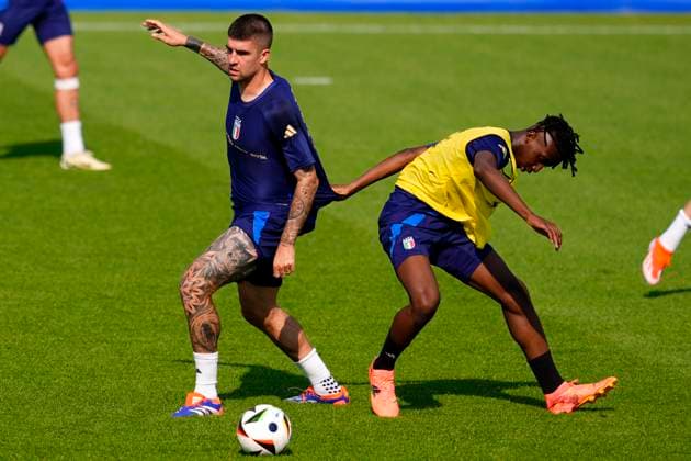 Italy& x2019;s Gianluca Mancini during training session at the base camp in Iserlohn on June 26, 2024, UEFA EURO, EM, Europameisterschaft,Fussball 2024, Iserlohn, Germany - - Soccer .  Copyright: xFabioxFerrari LaPressex