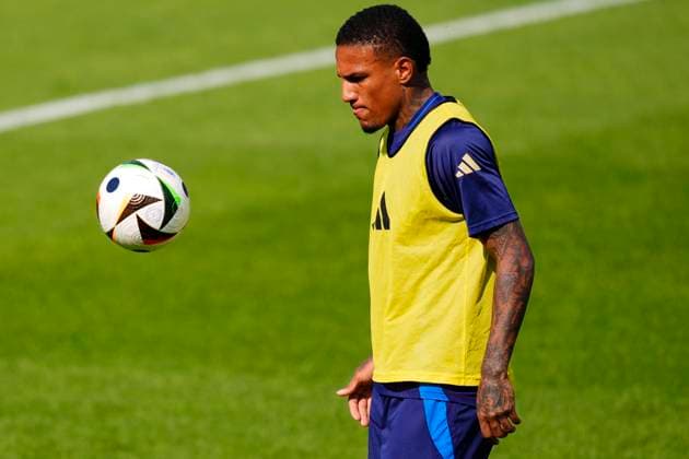 Italy& x2019;s Michael Folorunsho during training session at the base camp in Iserlohn on June 26, 2024, UEFA EURO, EM, Europameisterschaft,Fussball 2024, Iserlohn, Germany - - Soccer .  Copyright: xFabioxFerrari LaPressex