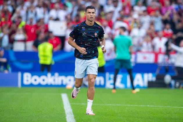 UEFA EURO, EM, Europameisterschaft,Fussball 2024: Georgien - Portugal; 26.06.2024 Cristiano Ronaldo (Portugal, 7). UEFA EURO 2024: Georgien - Portugal; Arena AufSchalke, Gelsenkirchen, am 26.06.2024 Copyright: xBEAUTIFULxSPORTS Meuselx