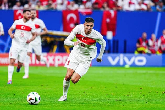 Mert Muelduer (Tuerkei, 18) GER, Tschechien vs. Tuerkei, Fussball Europameisterschaft, UEFA EURO, EM, Europameisterschaft,Fussball 2024, Spieltag 3, 26.06.2024 GER, Tschechien vs. Tuerkei, Fussball Europameisterschaft, UEFA Euro 2024, Spieltag 3, 26.06.2024 Hamburg Copyright: xEibner-Pressefoto MarcelxvonxFehrnx EP_MFN