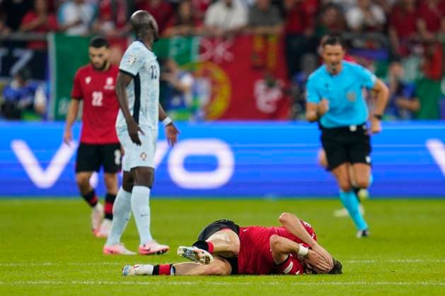 GER: Georgia v Portugal. UEFA EURO, EM, Europameisterschaft,Fussball 2024 Khvicha Kvaratskhelia of Georgia during the UEFA Euro 2024 match between Georgia and Portugal, Group F, date 3, played at Veltins-Arena stadium on June 26, 2024 in Gelsenkirchen, Germany. kpng Copyright: xSergioxRuizx xPRESSINPHOTOx PS_240626_GEO_POR_033