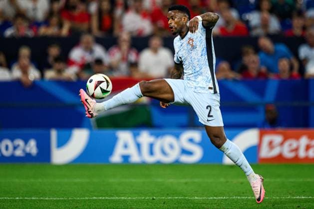 GELSENKIRCHEN, GERMANY - 26 JUNE, 2024: Nelson Semedo The football match of EURO 2024 Georgia vs Portugal at Gelsenkirchen Stadion  Copyright: xVITALIIxKLIUIEVx