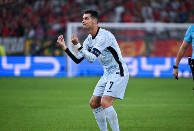 Cristiano Ronaldo (Portugal) 26.06.2024, Fussball Europameisterschaft 2024, Vorrunde, 3. Spieltag Georgien - Portugal 2:0 Gelsenkirchen Veltins Arena Nordrhein Westfalen Deutschland