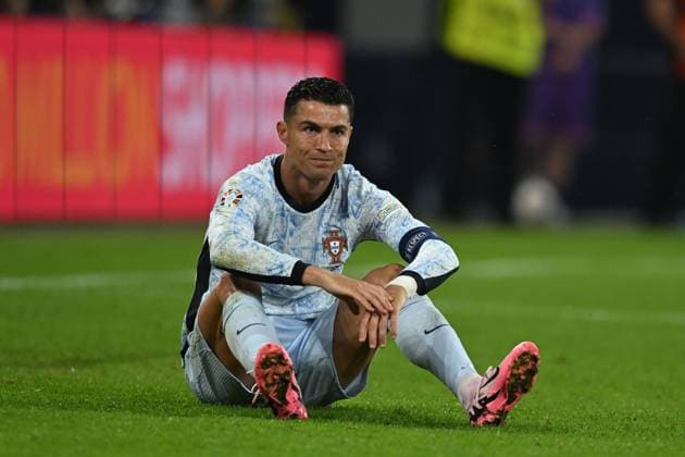 Cristiano Ronaldo (Portugal) during the UEFA EURO, EM, Europameisterschaft,Fussball Germany 2024 match between Georgia 2-0 Portugal at Arena AufSchalke on June 26, 2024 in Gelsenkirchen, Germany. Noxthirdxpartyxsales  (257799421)