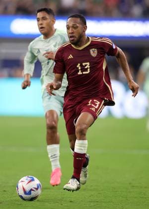 Venezuela v Mexico 26 June 2024 Inglewood USA, Copa America Venezuela v Mexico - Jose Andres Martinez of Venezuela. (Photo by Mark Leech). Inglewood California USA Copyright: xMarkxLeechxOffside