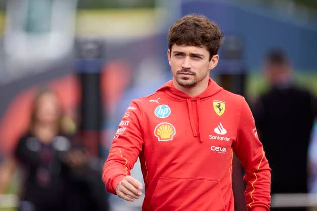 F1 Grand Prix of Austria - Previews Charles Leclerc of Monaco and Scuderia Ferrari arrives in the Paddock during previews ahead the F1 Grand Prix of Austria at Red Bull Ring on June 27, 2024, in Spielberg, Austria. Spielberg Red Bull Ring Spielberg Austria RL_GPF1AT24_00008 Copyright: xRicardoxLarreinax