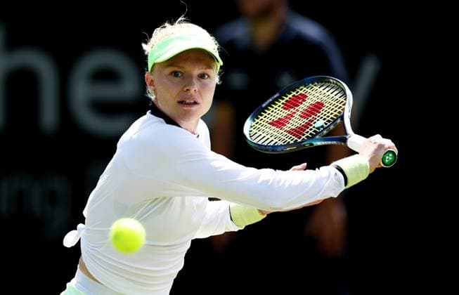 Harriet Dart of Great Britain in action during their Quarter Final match. Rothesay International Eastbourne, Day 5, Tennis, Devonshire Park, Eastbourne, UK - 27 June 2024  Copyright: xJamesxMarsh Shutterstockx 14555505a