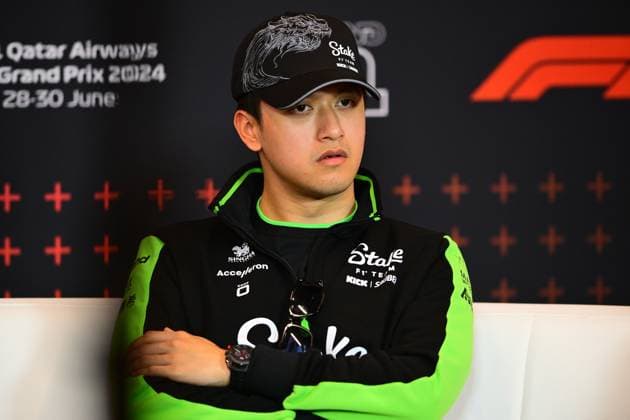 F1 Grand Prix of Austria - Previews Guanyu Zhou of Stake F1 Team KICK Sauber is speaking during the official press conference, PK, Pressekonferenz of the Austrian GP, the 11th round of the Formula 1 World Championship, WM, Weltmeisterschaft 2024, in Red Bull Ring, Spielberg Bei Knittenfeld, Stirya, Austria, on June 27, 2024. Spielberg Bei Knittenfeld Stirya Austria Copyright: xAndreaxDiodatox originalFilename:diodato-notitle240627_npSue.jpg