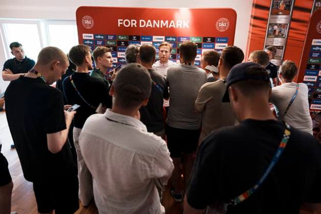 Assistant coach Christian Poulsen during the national team, Nationalteam s mixed zone in Freudenstadt, Germany Thursday, June 27, 2024. (Photo: Liselotte Sabroe Ritzau Scanpix) , Freudenstadt Tyskland Copyright: Ritzau Scanpix LiselottexSabroex spdk20240627-101727-L