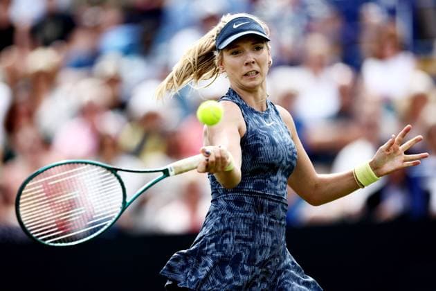 Katie Boulter of Great Britain during their Quarter Final match. Rothesay International Eastbourne, Day 5, Tennis, Devonshire Park, Eastbourne, UK - 27 June 2024  Copyright: xJamesxMarsh Shutterstockx 14555505aq