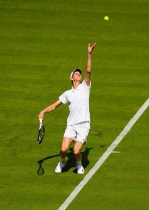 Jannik Sinner practices on Centre Court Wimbledon Tennis Championships, Practice and Previews, The All England Lawn Tennis and Croquet Club, London, UK - 27 Jun 2024  Copyright: xJavierxGarcia Shutterstockx 14560174r