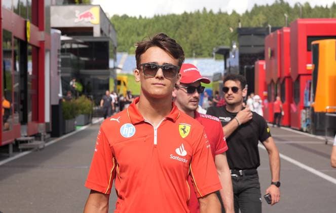 Formel 1 Großer Preis von Österreich 2024 27.06.2024, Red Bull Ring, Spielber, Formel 1 Großer Preis von Österreich 2024 , im Bild Formel 3 Fahrer Dino Beganivic (SWE)