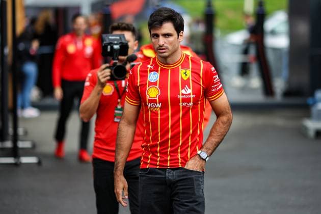 55 Carlos Sainz (ESP, Scuderia Ferrari HP), F1 Grand Prix of Austria at Red Bull Ring on June 27, 2024 in Spielberg, Austria. (Photo by HOCH ZWEI) Spielberg Austria