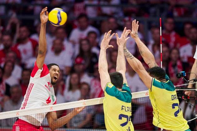 27.06.2024 LODZ, ATLAS ARENA SIATKOWKA MEZCZYZN (VOLLEYBALL) FIVB LIGA NARODOW W SIATKOWCE MEZCZYZN ( FIVB MEN™S VOLLEYBALL NATIONS LEAGUE 2024 MECZ (GAME) POLSKA - BRAZYLIA ( POLAND - BRASIL) NZ. WILFREDO LEON VENERO FOTO RADOSLAW JOZWIAK CYFRASPORT NEWSPIX.PL --- Newspix.pl  RA2_9303