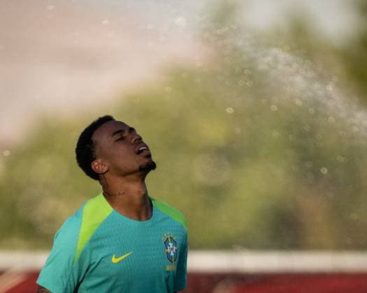 Brazil training session Gabriel Magalhaes in action during the Brazil training session at Bettye Wilson Soccer Complex, in Las Vegas, USA, today June 27, 2024. Copyright: xx 0F3A6204