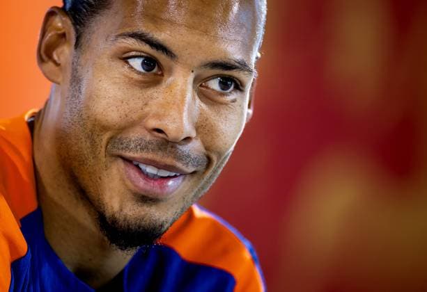 WOLFSBURG - Virgil van Dijk during a media moment of the Dutch national team, Nationalteam in the Volkswagen Arena on June 28, 2024 in Wolfsburg, Germany. The Dutch national team is preparing for the round of 16 at the European Football Championship in Germany against Romania. ANP KOEN VAN WEEL UEFA EURO, EM, Europameisterschaft,Fussball 2024 Germany 2024 xVIxANPxSportx xxANPxIVx 502248029 originalFilename: 502248029.jpg
