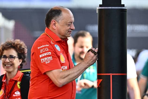 28.06.2024, xrarjax, Motorsport FIA Formel 1, Großer Preis von Österreich 2024 emspor, v.l. Teamchef Frederic Fred Vasseur (Ferrari) (FIA REGULATIONS PROHIBIT ANY USE OF PHOTOGRAPHS as IMAGE SEQUENCES and or QUASI-VIDEO) Spielberg