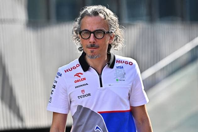 28.06.2024, xrarjax, Motorsport FIA Formel 1, Großer Preis von Österreich 2024 emspor, v.l. Laurent Mekies Motorsportingenieur und Teamchef des (Visa Cash App RB) Racing Bulls (FIA REGULATIONS PROHIBIT ANY USE OF PHOTOGRAPHS as IMAGE SEQUENCES and or QUASI-VIDEO) Spielberg