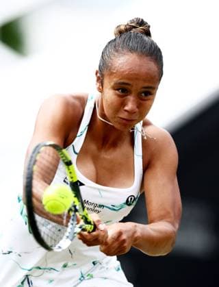 Leylah Fernandez of Canada in action during their Semi Final match. Rothesay International Eastbourne, Day 6, Tennis, Devonshire Park, Eastbourne, UK - 28 June 2024  Copyright: xJamesxMarsh Shutterstockx 14555507p