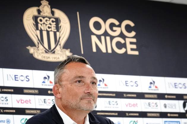 Sport Themen der Woche KW26 Fußball, OGC Nizza präsentiert neuen Trainer Franck Haise FOOTBALL : Présentation de Franck Haise nouvel entraineur de OGC Nice - Nice - 28 06 2024 NorbertScanella Panoramic 