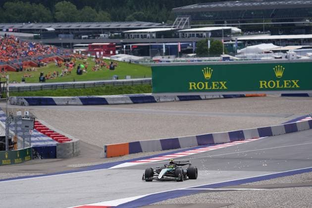 28.06.2024, Red Bull Ring, Spielberg, Formel 1 Großer Preis von Österreich 2024 , im Bild Lewis Hamilton (GBR), Mercedes-AMG Petronas Formula One Team Defodi-506_20240628_hbr_0505