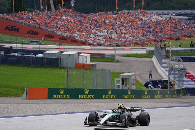 28.06.2024, Red Bull Ring, Spielberg, Formel 1 Großer Preis von Österreich 2024 , im Bild Lewis Hamilton (GBR), Mercedes-AMG Petronas Formula One Team Defodi-506_20240628_hbr_0512