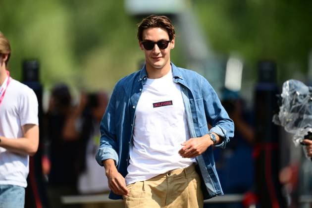 F1 Grand Prix of Austria - Practice & Sprint Qualifying George Russell of Mercedes-AMG Petronas is arriving in the paddock during free practice of the Austrian GP, the 11th round of the Formula 1 World Championship, WM, Weltmeisterschaft 2024, in Red Bull Ring, Spielberg Bei Knittenfeld, Styria, Austria, on June 28, 2024. Spielberg Bei Knittenfeld Stirya Austria  Copyright: xAndreaxDiodatox originalFilename:diodato-notitle240628_npDzU.jpg