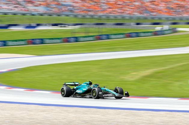 Fernando Alonso (Aston Martin), 1 Freies Training, Grosser Preis von Oesterreich, Motorsport, Herren, Formel 1, 28.06.2024 Spielberg Steiermark Oesterreich