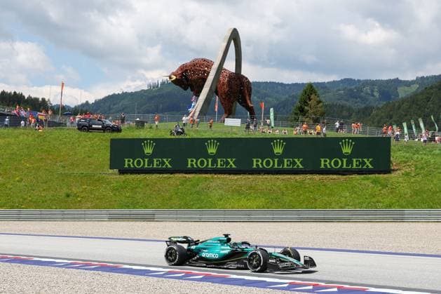 Lance Stroll (Aston Martin), 1 Freies Training, Grosser Preis von Oesterreich, Motorsport, Herren, Formel 1, 28.06.2024 Spielberg Steiermark Oesterreich
