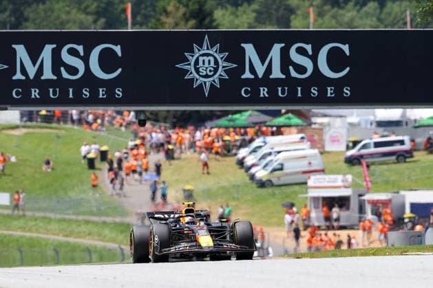 Sergio Perez (Red Bull), 1 Freies Training, Grosser Preis von Oesterreich, Motorsport, Herren, Formel 1, 28.06.2024 Spielberg Steiermark Oesterreich