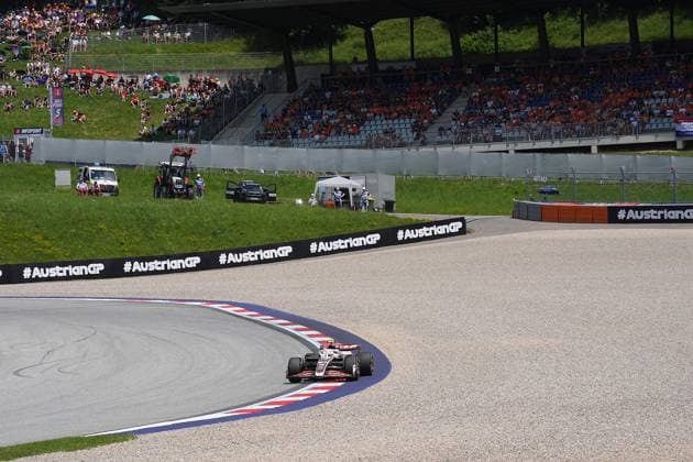 Formel 1 Großer Preis von Österreich 2024 28.06.2024, Red Bull Ring, Spielberg, Formel 1 Großer Preis von Österreich 2024 , im Bild Nico Hülkenberg (DEU), Haas F1 Team