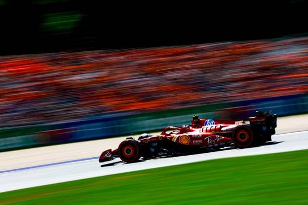 55 Carlos Sainz (ESP, Scuderia Ferrari HP), F1 Grand Prix of Austria at Red Bull Ring on June 28, 2024 in Spielberg, Austria. (Photo by HOCH ZWEI) Spielberg Austria