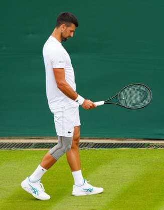 Novak Djokovic practices Wimbledon Tennis Championships, Practice and Previews, The All England Lawn Tennis and Croquet Club, London, UK - 28 Jun 2024  Copyright: xJavierxGarcia Shutterstockx 14560178dl