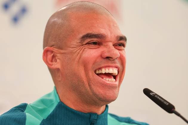 EM 2024: Portugal Pressekonferenz mit Pepe in Marienfeld 28.06.2024 Pressekonferenz mit Pepe ( 3, Portugal)