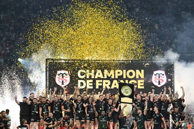 Sport Themen der Woche KW26 Stade Toulousain sacré champion de France lors de la finale du Top14 opposant le Stade Toulousain à l’Union Bordeaux Begles au Stadium Velodrome a Marseille, le 2 juin 2024. RUGBY : Stade Toulousain vs. Union Bordeaux Begles - Finale Top 14 - 28 06 2024 ValentinaClaret Panoramic 