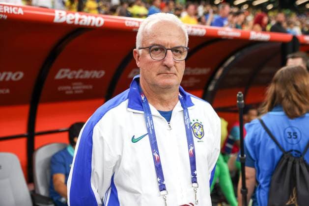 June 28, 2024, Las Vegas, Nv, UNITED STATES: Dorival Junior of Brazil during a match against Paraguay in Group D of the Copa America at the .Allegiant Stadium in Las Vegas in the United States this Friday, June 28, 2024 Las Vegas UNITED STATES - ZUMAv122 20240628_aap_v122_079 Copyright: xWilliamxVolcovx